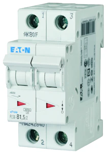 eaton Johdonsuojakatkaisija eaton pls6-b1,5/2 6ka 2-nap b 1,5a