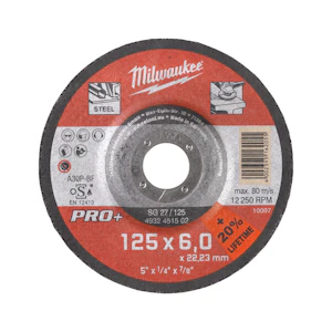milwaukee Metalli hiomal. sg milwaukee 27/125x6 pro+ - 1 kpl