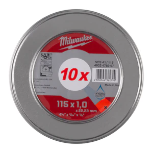 milwaukee Cutting wheel milwaukee scs 41/115x1 pro+ tin box 10