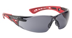 SAFETY SPECTACLES BOLLÉ SAFETY RUSH SMOKE RED-BLA PLAT