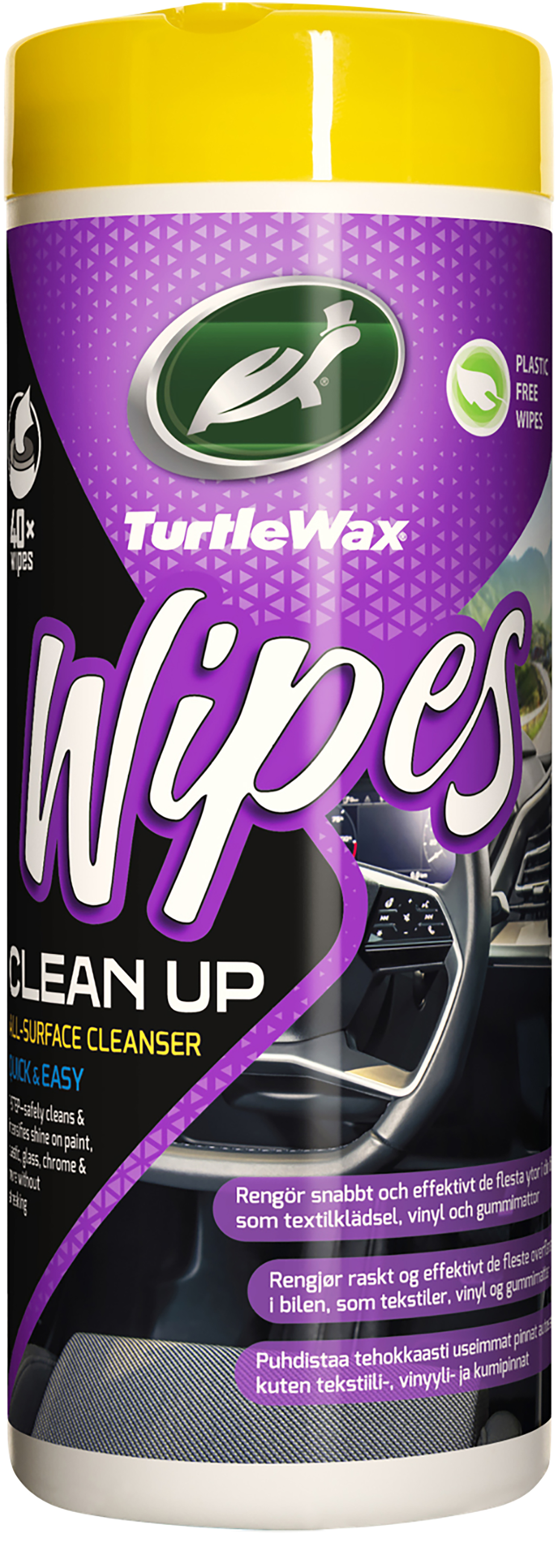 Turtle Wax Wipes Clean-Up Tub