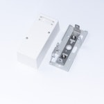 CONNECTION BOX PLASTIC ENC.1XS2 SCR-LID WHITE