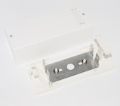 CONNECTION BOX PLASTIC ENC.2XS2 SCR LID WH XL
