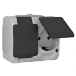 NORTIC PISTIKUPESA PINNAPEALNE 2-NE IP44 HALL