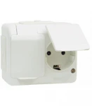 NORTIC PISTIKUPESA PINNAPEALNE 2-NE IP44 VALGE