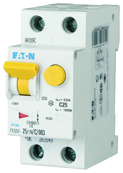 eaton Combined rcd/mcb pknm-25/1n/c/003-g