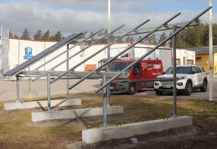 orima Pv ground mounting orima beeta 12 concrete