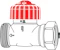imi ta Radiatorventil rak ta 1/2 trv-3 50820-015 utan nip.