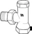 imi ta Return valve angle ta 3/8 f/m raditrim ta50006-110