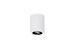 trio Ceiling lamp trio cookie d90 1xgu10 max 35w white/black