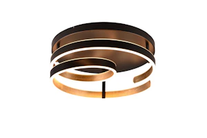 trio Ceiling lamp trio marnie 6800lm 58w switchdim black/gol