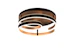 trio Ceiling lamp trio marnie 6800lm 58w switchdim black/gol
