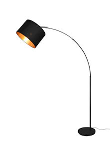 trio Golvlampa trio bolivia 350x1710 1xe27 max 10w m-svart