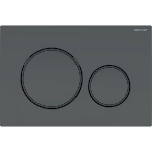 geberit Huuhtelupainike geberit sigma20 musta matta/musta
