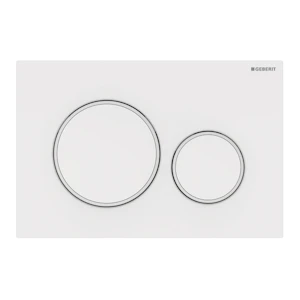 geberit Huuhtelupainike geberit sigma20 valkoinen/mattavalk