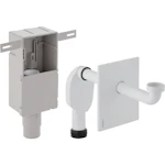 CONCEALED BOTTLE TRAP GEBERIT 32/50-56mm CONCEALED WHITE