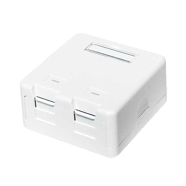 Universal databoks 2 port 2xRJ45/2xLC Duplex