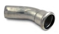 INOXPRES LĪKUMS 45° IE/Ā 28mm EN1.4404/316L