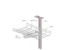 meka Ceiling bracket meka hk1-300 hdg