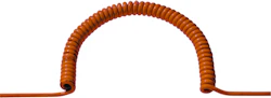 CORD PUR SPIRAL ORANGE 5X2,5MM2