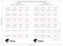 MERKINTÄTARVIKE DATA EXXI RF-JUMP 800/900JA700 RF3 10KPL