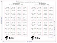 MERKINTÄTARVIKE DATA EXXI RF-JUMP 800/900JA700 RF1 10KPL