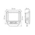 esylux Valonheitin esylux ofl sun led 50w 3k musta