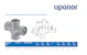 uponor Ht-kaksoismuhvihaara uponor 110x110x88,5 pp