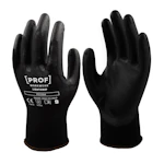 GLOVE PROF PU LIGHTGRIP BLACK 10 PAIR 9
