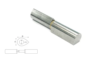 helaform Hitsattava sarana hs-100 mm
