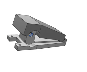 smc Plūsmdalis pneimosistēmām 2/2, meh.vad.-pedālis, 1/4"