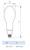 philips Rundstålande lampa e27 840 4000lm 125w=26w 230v