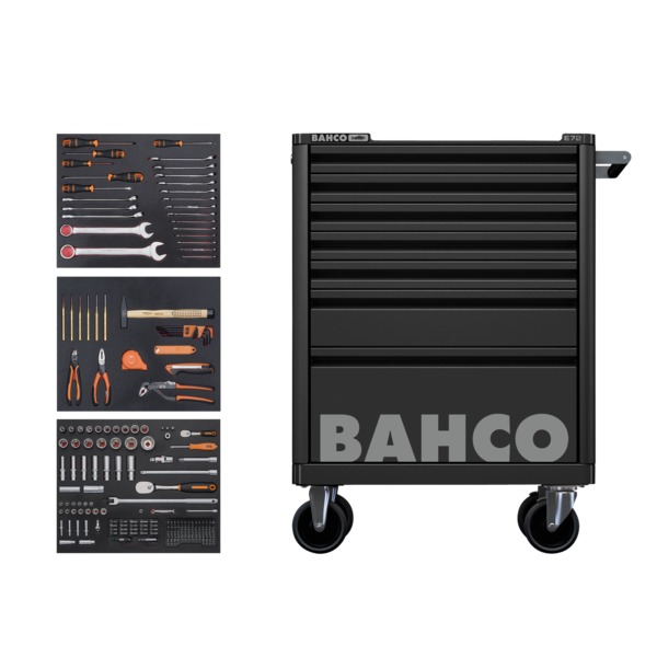 TOOLTROLLEY BAHCO 1472K7BKFF15SD 216 PCS