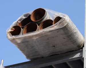 arcelormittal Gropētas sprinkleru caurules 168,3x4 ral7012 2.šķira