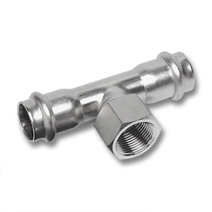 sanha Press t-piece ft ss 88,9x3/4x88,9 sanha