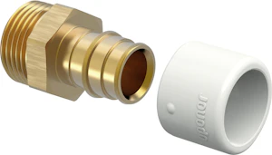 uponor Qe straight coupling mt upono 22x3/4 dr