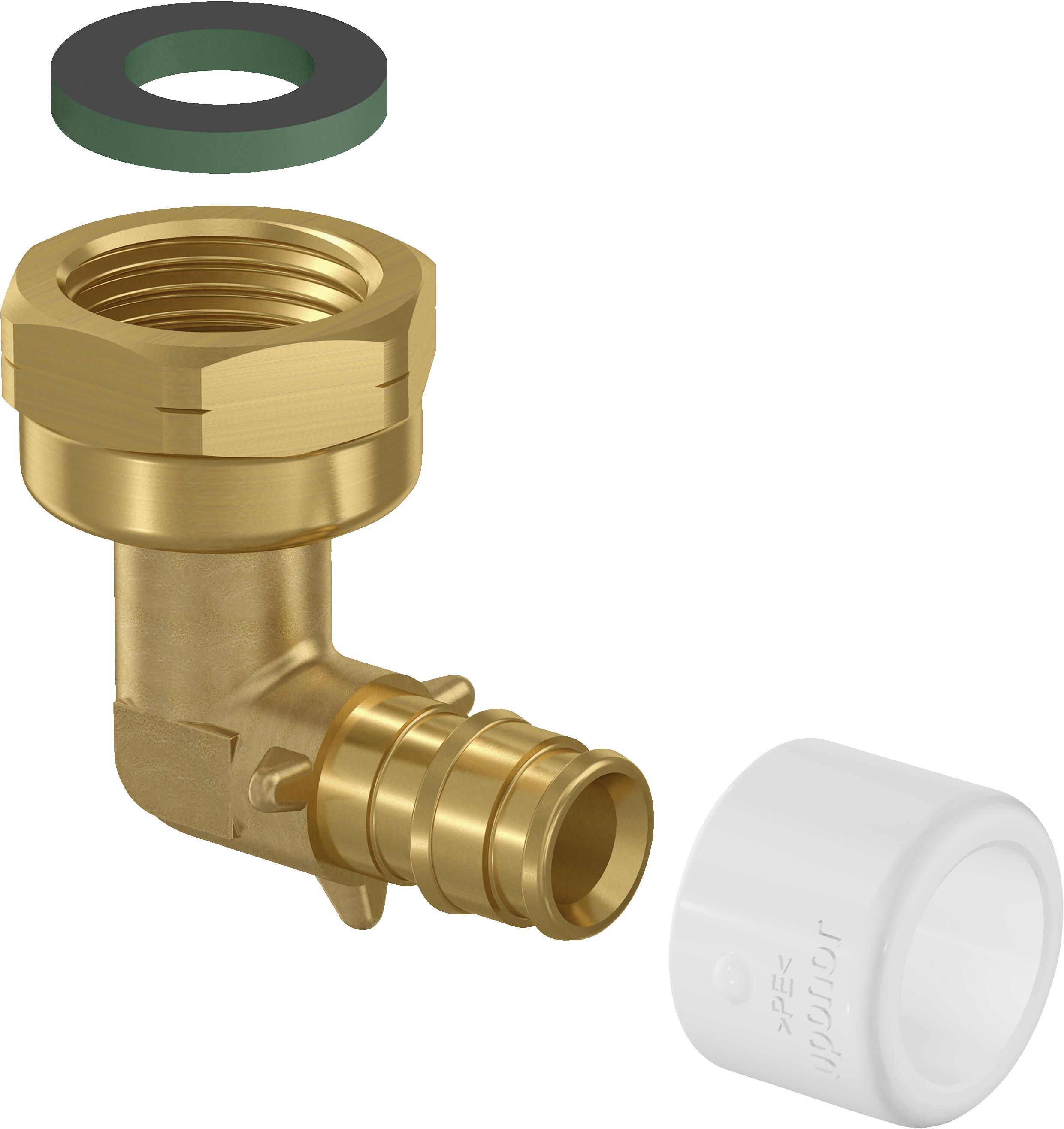 QE KULMALIITIN SK UPONOR 18x3/4 MUTTERI EM