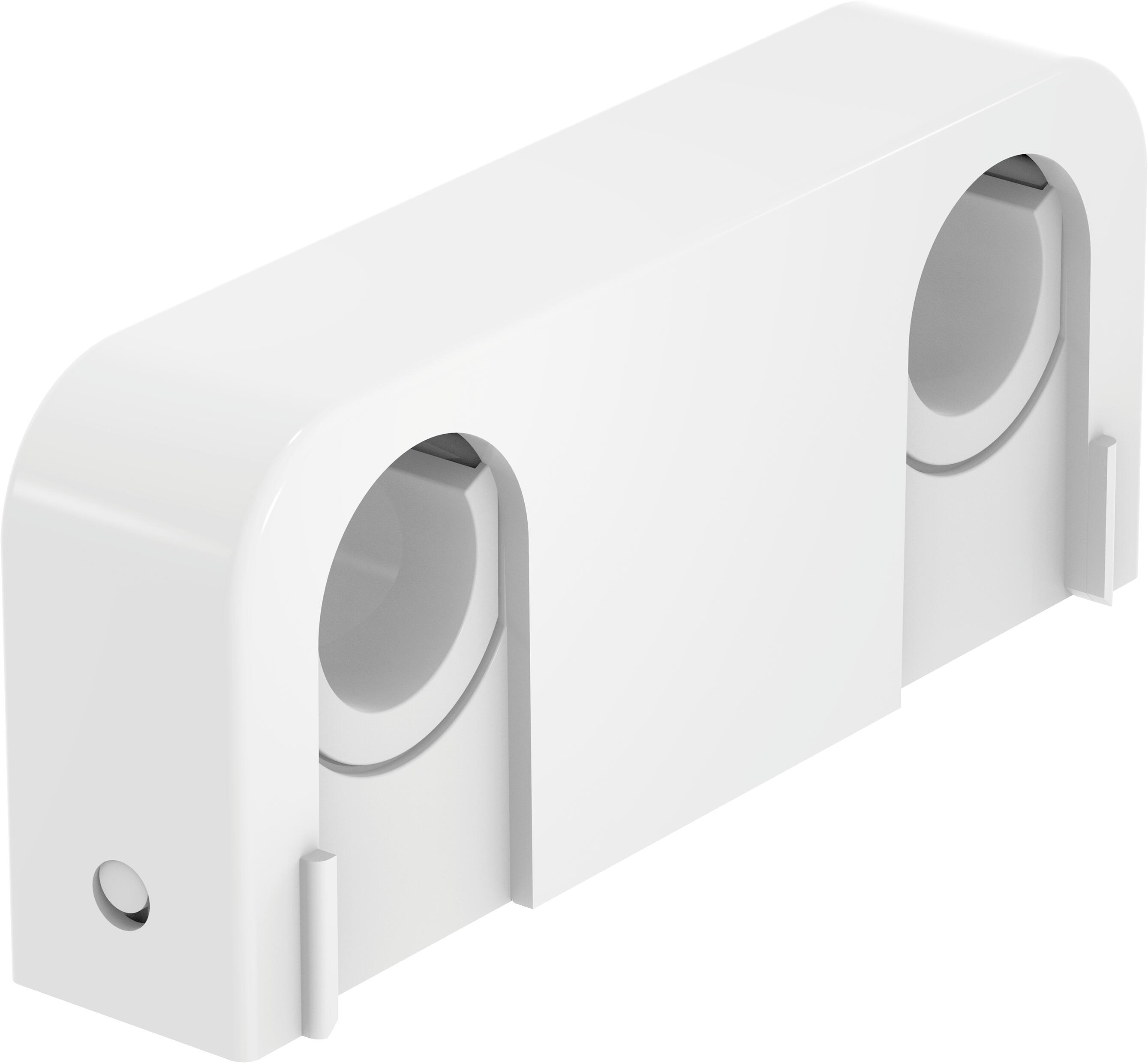 UPONOR RÖRKLAMMA DUBBEL 16-20mm 2-RÖR VIT K/K 40