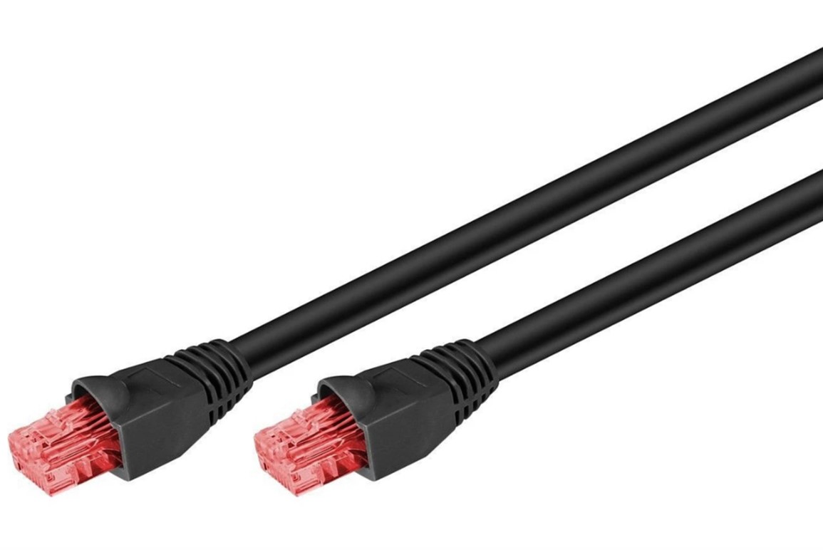 CAT 6 ULKOKYTKENTÄKAAPELI CAT 6 UTP PVC PE 20M MUSTA