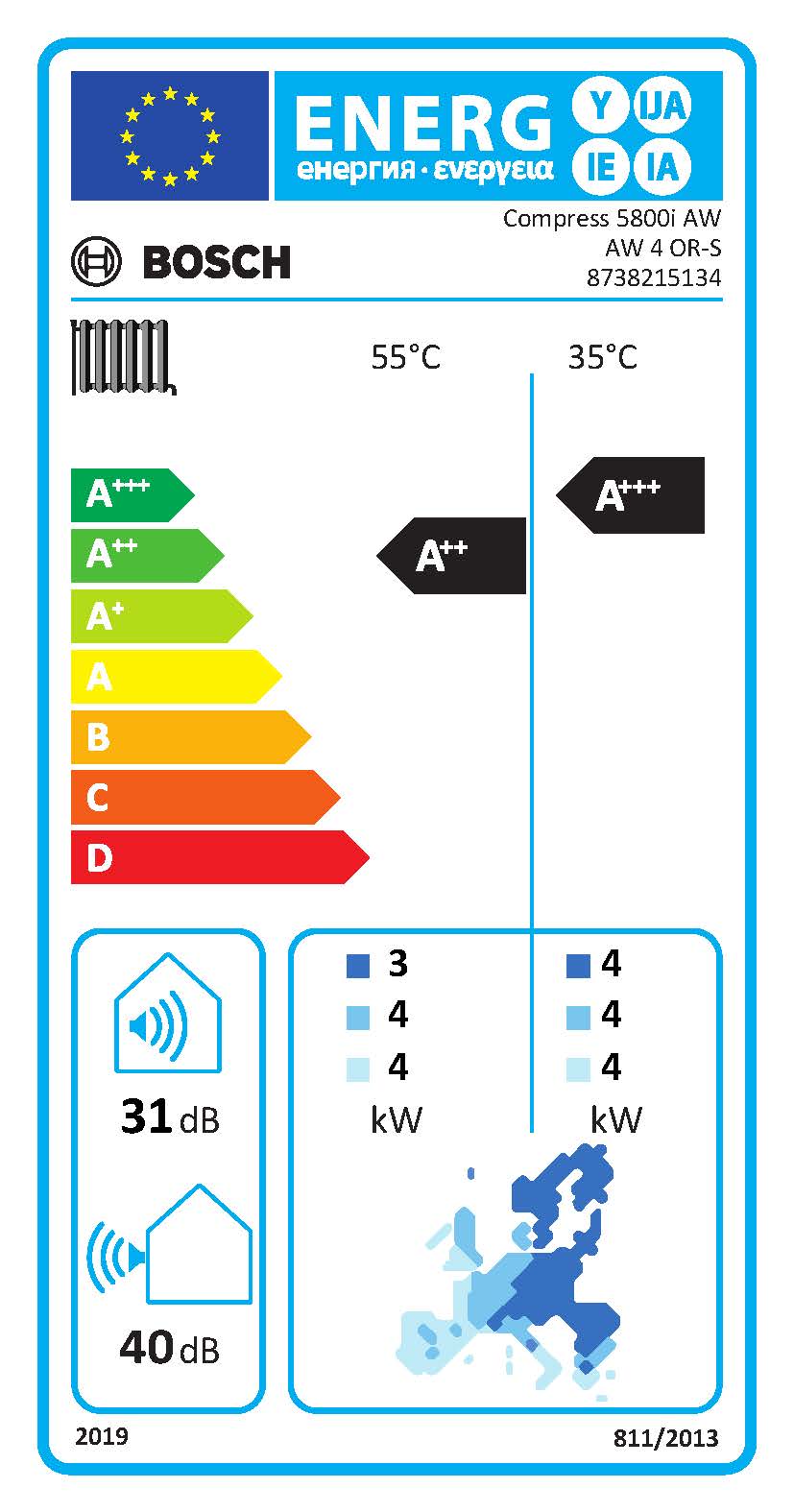 bosch Lämpöpumppu bosch compress 5800 aw-4kw ulko prop