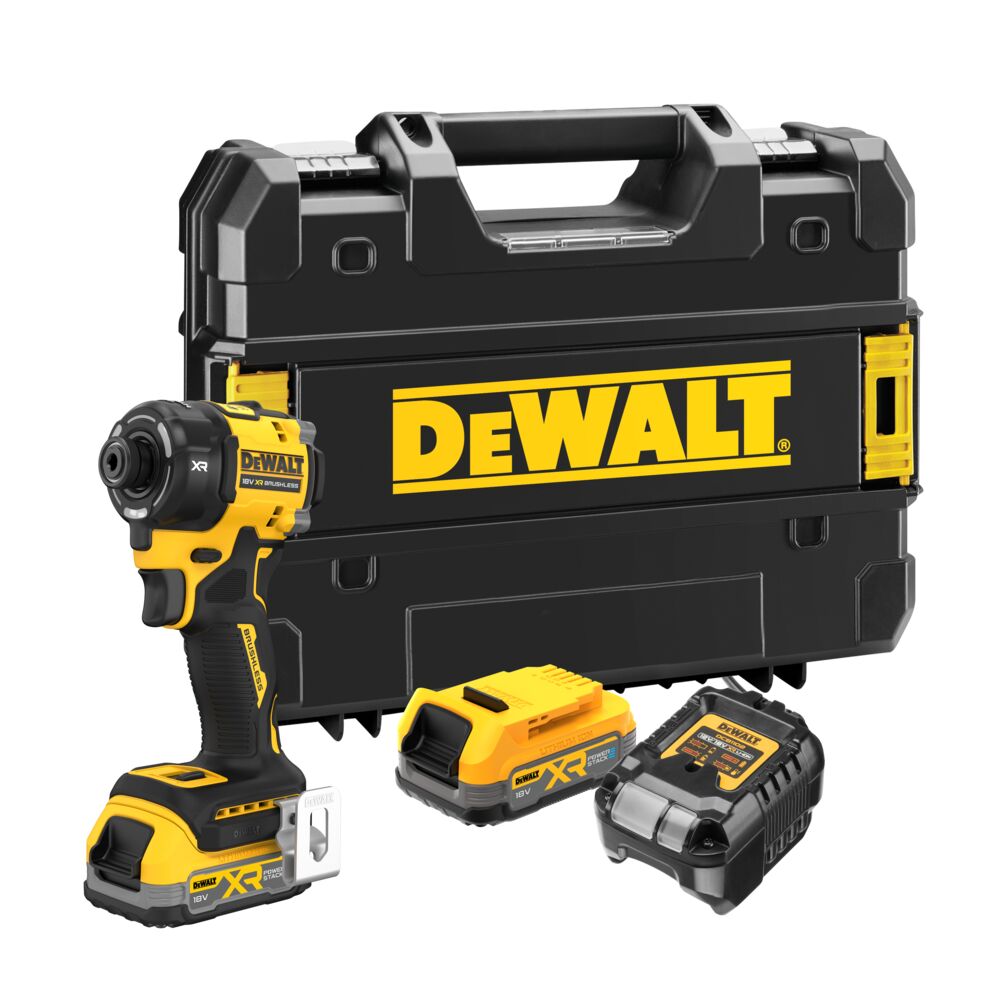 AKKUISKURUUVINVÄÄNNIN DEWALT HYDRAULINEN 18V XR 2X1,7AH