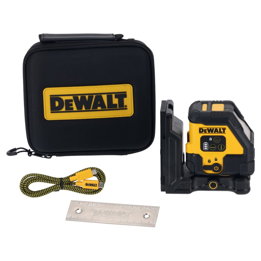 USB-CROSS LINE LASER DEWALT DCLE14201RB RED