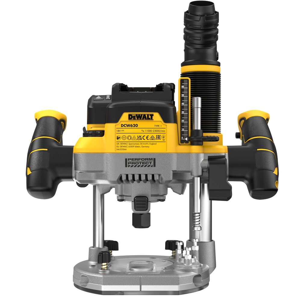 dewalt Plounge router dewalt dcw620nt 18v xr 12/8 mm bare tstak
