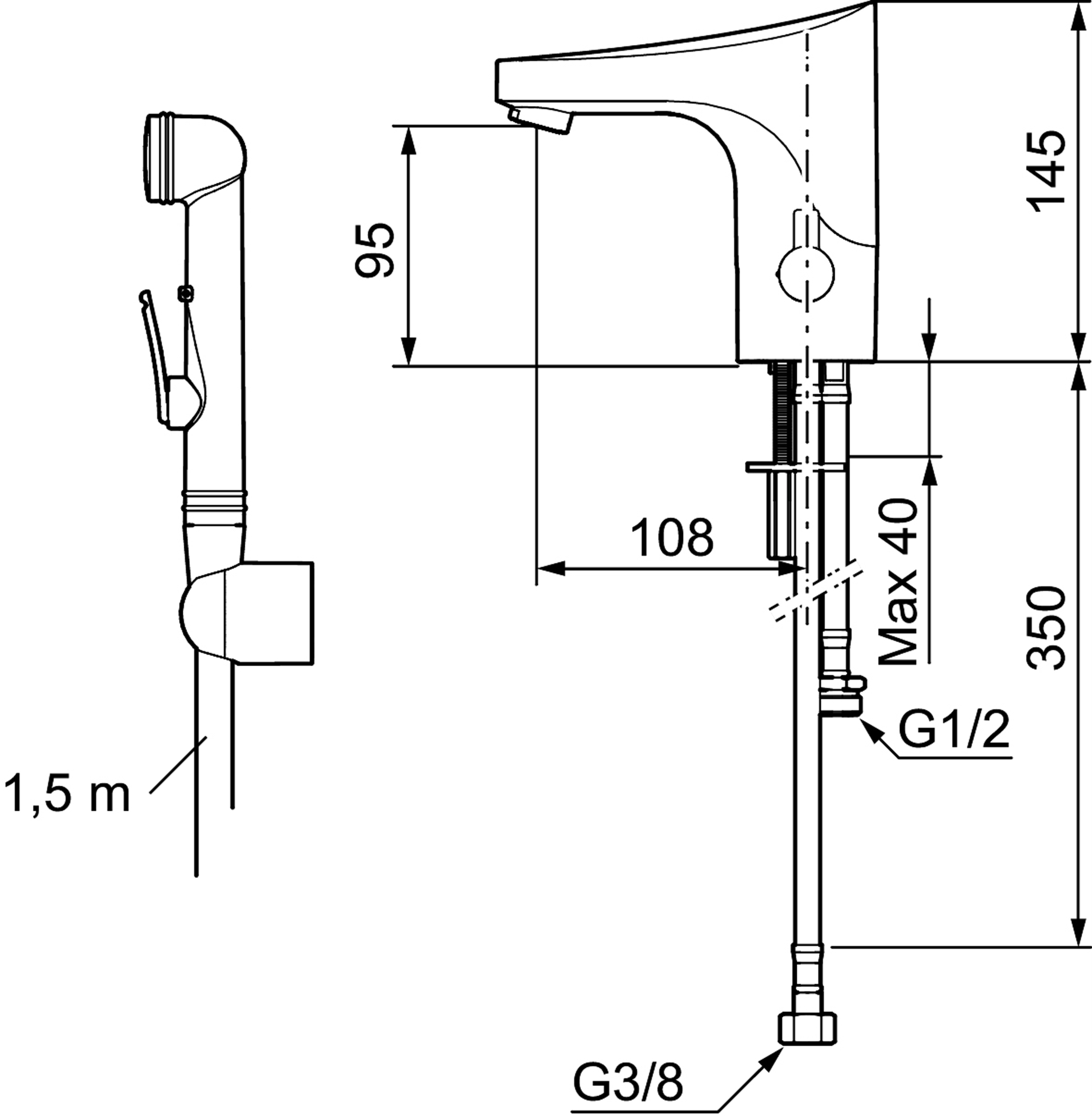 fm mattsson Pesuallashana fmmattsson 1647-0000 9000e tronic bide-ks