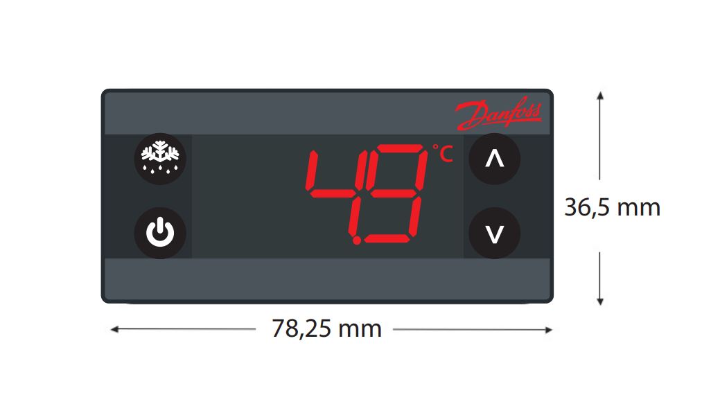 danfoss Elektroninen termost danfoss erc111a 080g3231