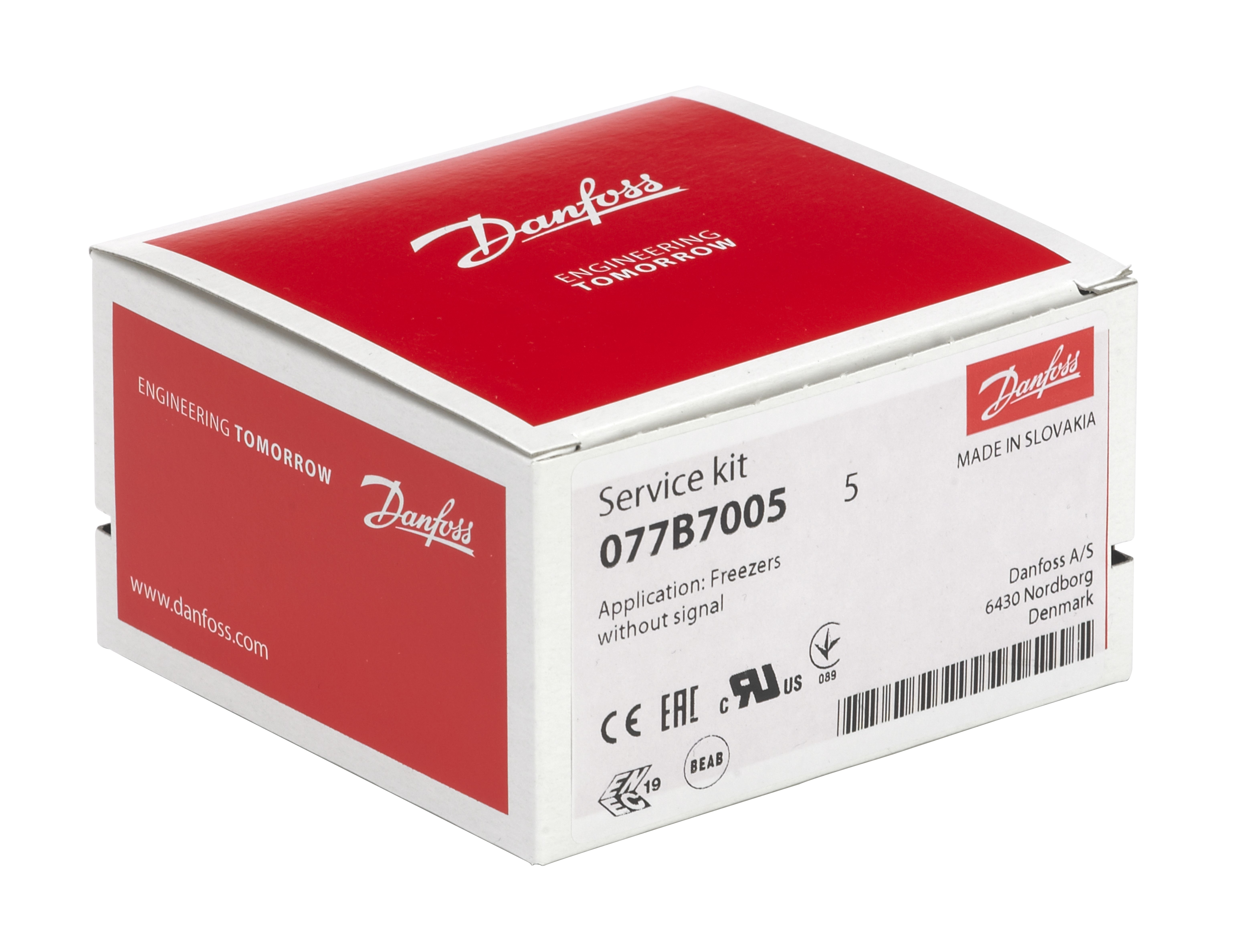danfoss Servicetermostat no1 077b7001