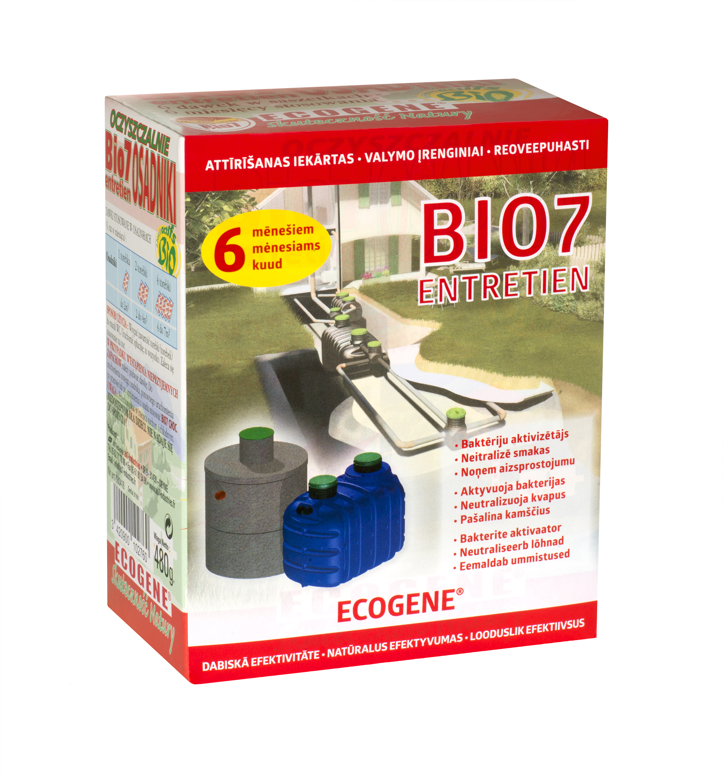 BIOAKTIVATORS Bio7 Entretien 480g