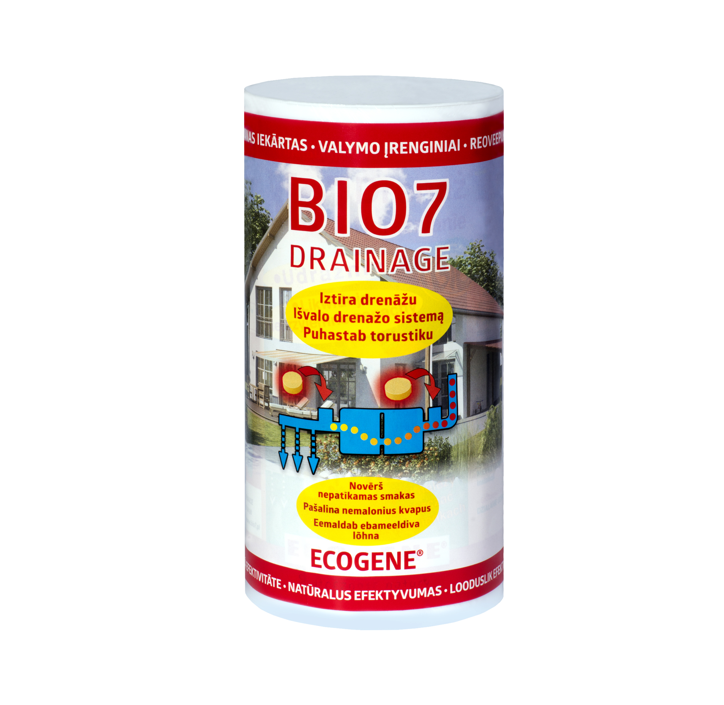 BIOAKTIVATORS Bio7 Drains 800g CAUR.TĪRĪŠ.