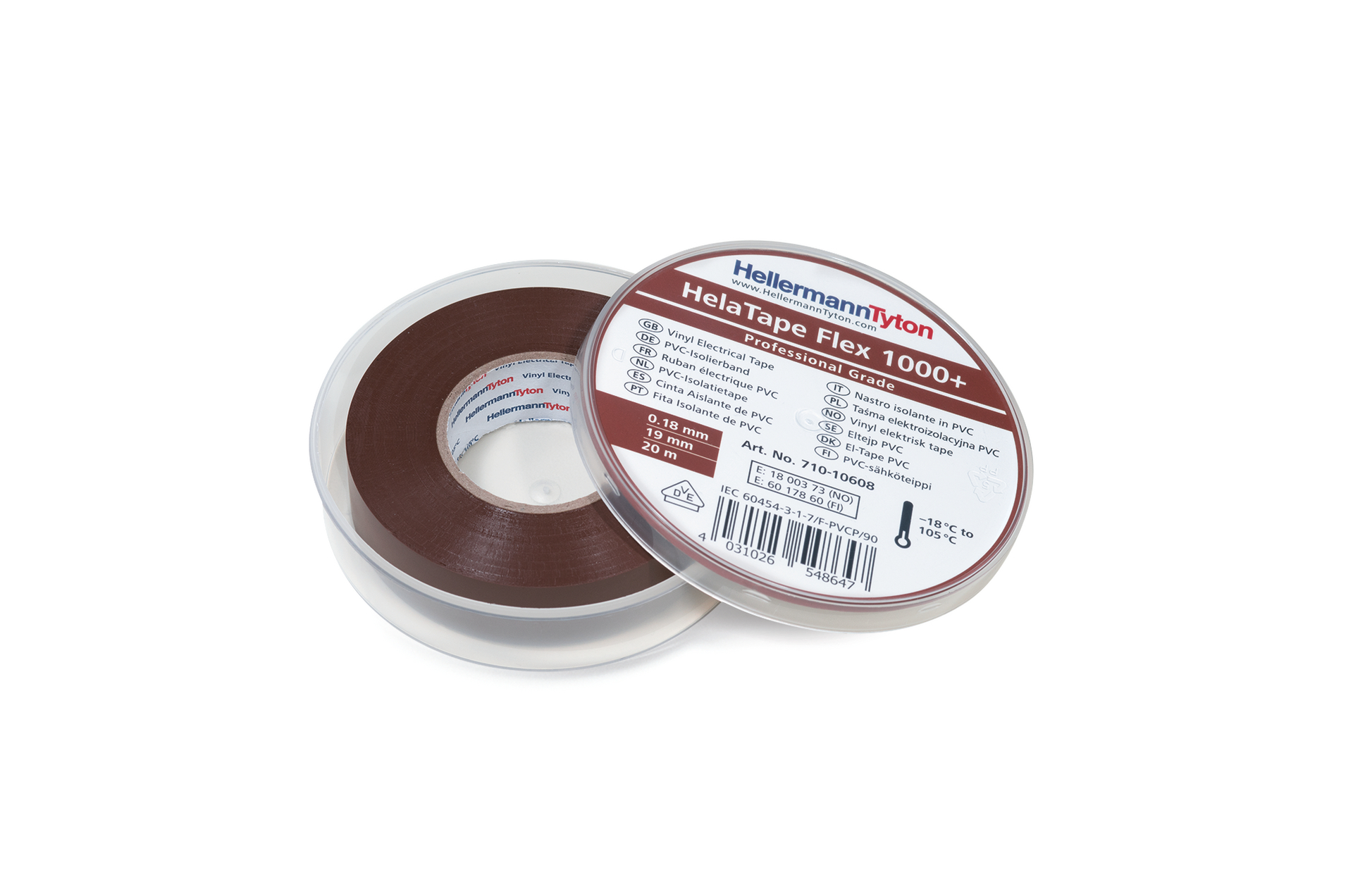 TAPE HELATAPE HTAPE-FLEX1000+ C 19X20 BROWN