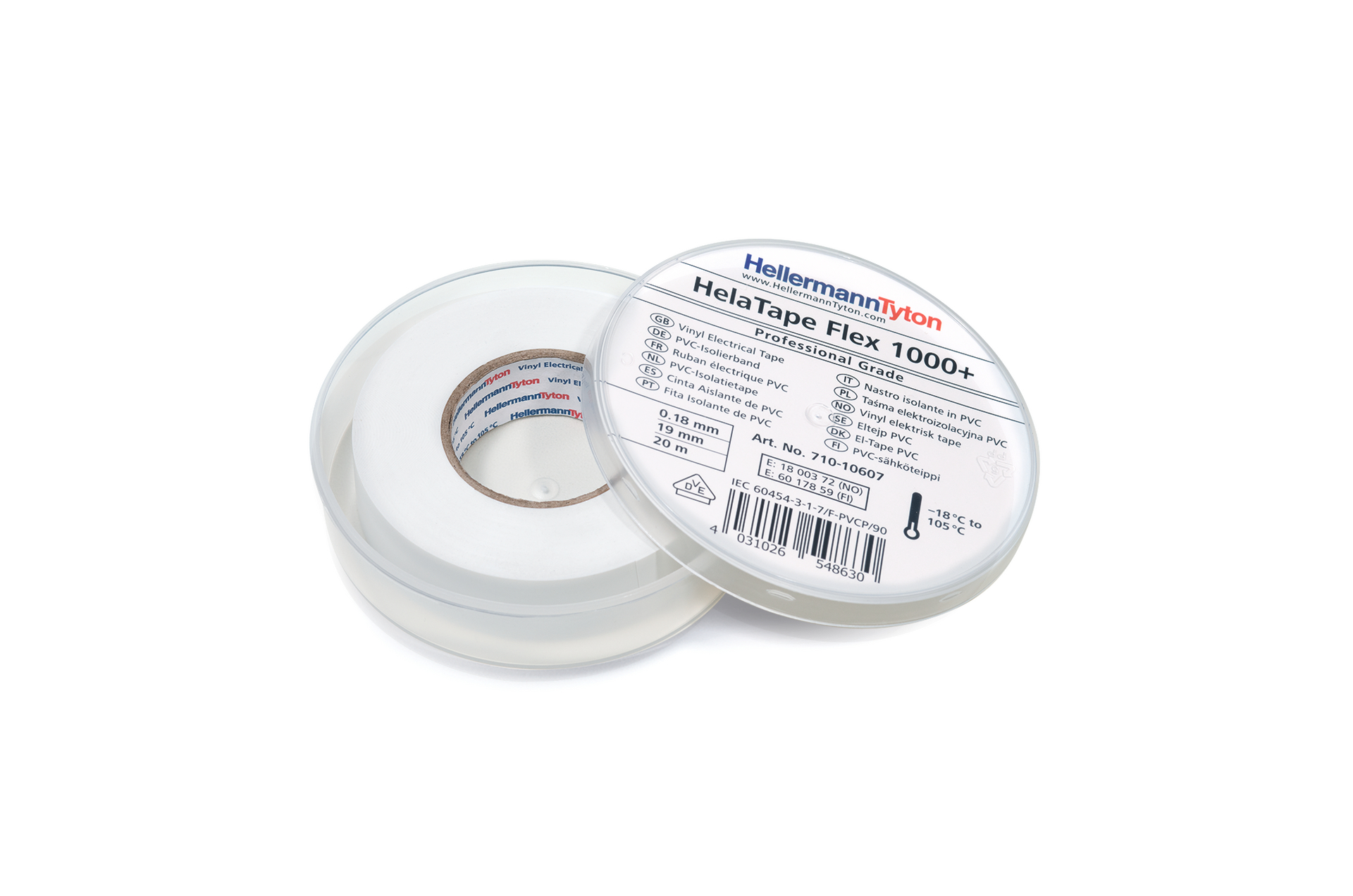 TAPE HELATAPE HTAPE-FLEX1000+ C 19X20 WHITE